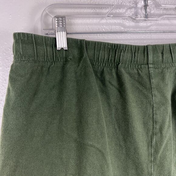 Lands' End Shorts Men Large 36-38 Green Pull On Drawstring Casual Lounge Bottoms - Picture 13 of 14